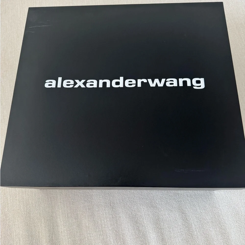 Alexander Wang Black and Silver Embellished Sandals - Picture 2 of 10